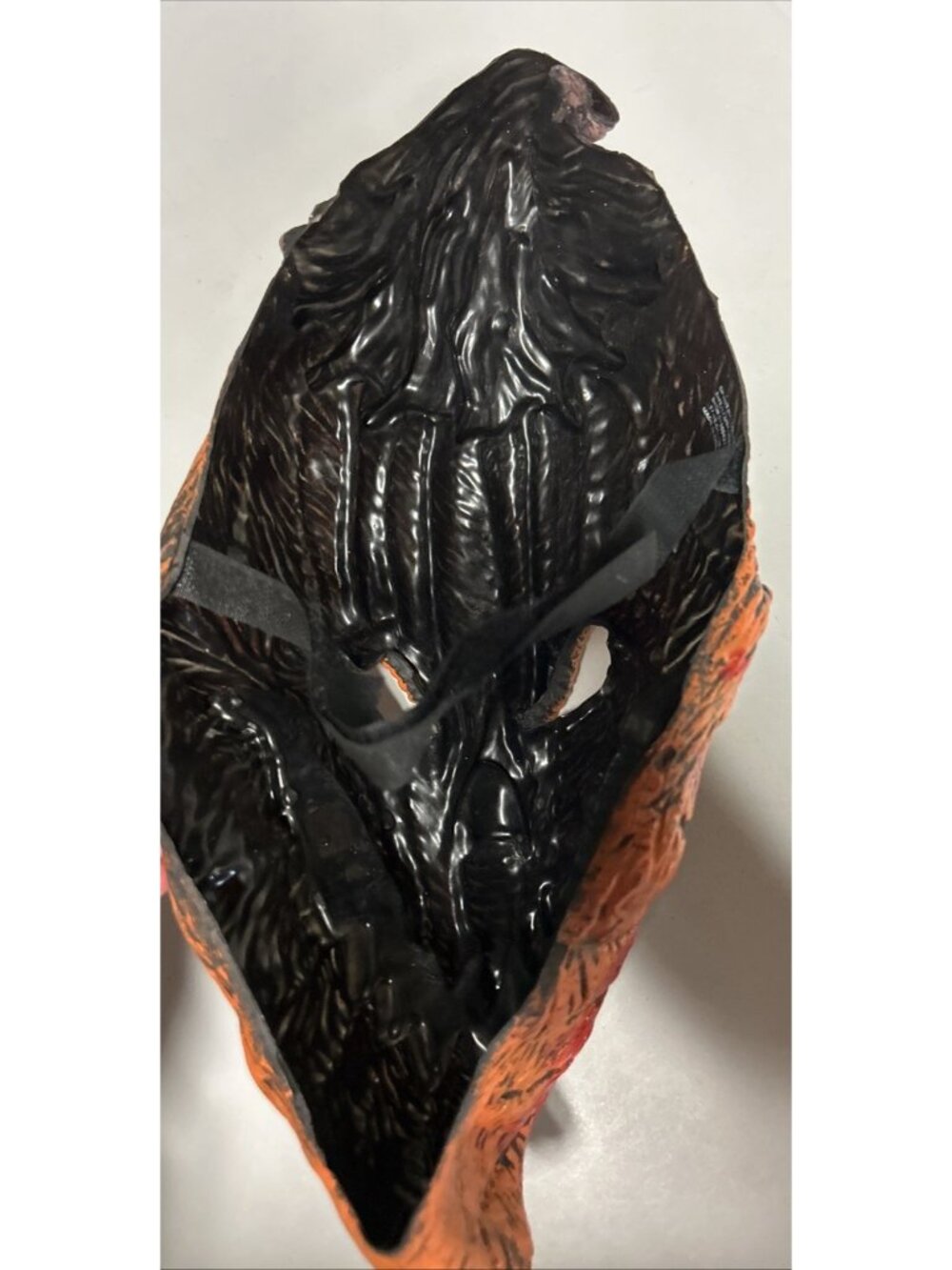 Scary Pumpkin Jack O Lantern Halloween Costume Spirit Orange Rubber Trick Treat - Picture 10 of 10